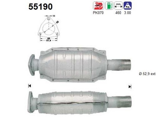 103 catalizzatore per - 76,