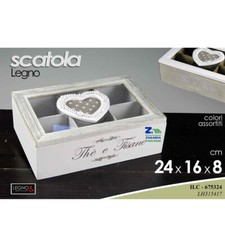  COFANETTO SCATOLA PORTA THE'