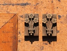 2x Piastra ornamentale in