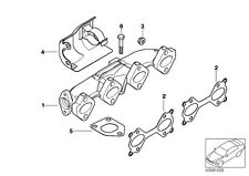KIT 4 GUARNIZIONI COLLETTORE