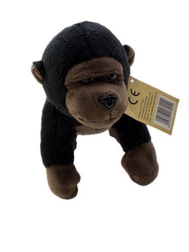Gorilla peluche carino nero - gorilla,