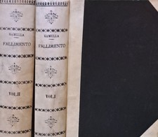 TRATTATO DEL FALLIMENTO 2 VOLUMI RAMELLA SOCIETA' EDITRICE LIBRARIA 1915