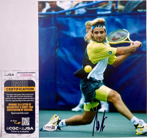 Foto firmata andre agassi - foto,