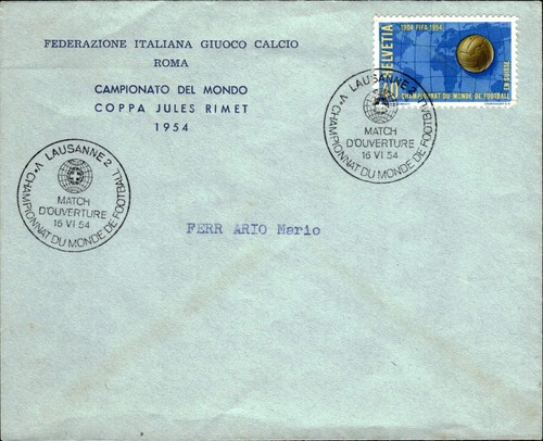 Busta filatelica coppa jules - filatelica,