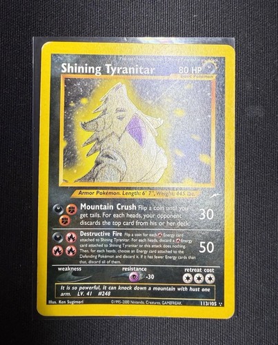 Shining tyranitar 113 - shining, neo