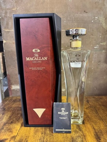 The macallan oscuro bottiglia - the,