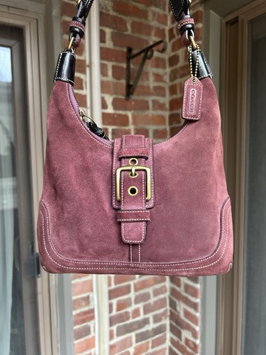 Borsa vintage coach bordeaux - vintage,