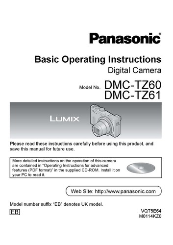 Panasonic lumix dmc - lumix, tz61