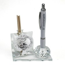 33164 Bomboniere Profumatore PortaPenne Cristallo Albero Vita 25 Anniversario