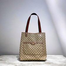 GUCCI Web Stripe Tote Bag