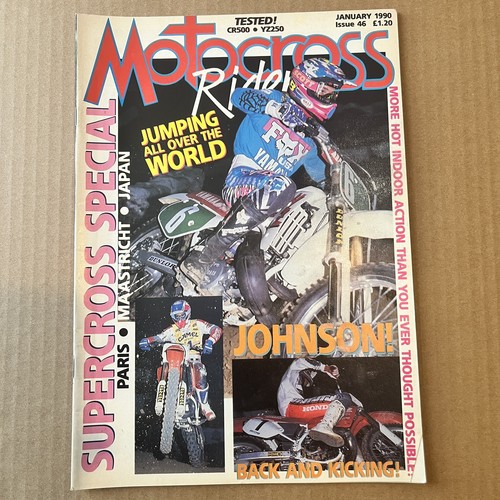 Motocross rider jan 1990 - rider, #46