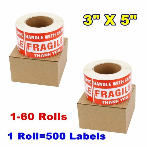 Adesivo 3x5 grande fragile
