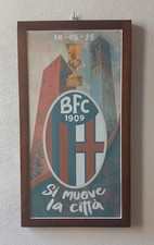Bologna Calcio Quadro In Legno