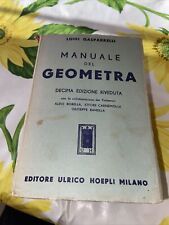 MANUALE DEL GEOMETRA - HOEPLI