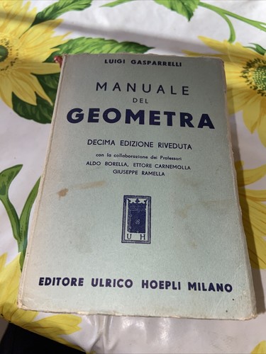 Manuale del geometra hoepli - manuale,