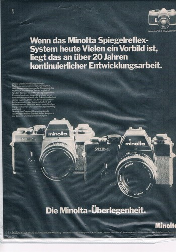 Minolta pubblicità - minolta,