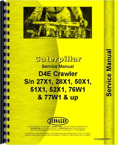 Caterpillar d4e manuale - caterpillar,
