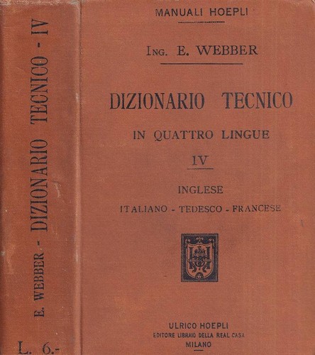 Dizionario tecnico quattro - dizionario,