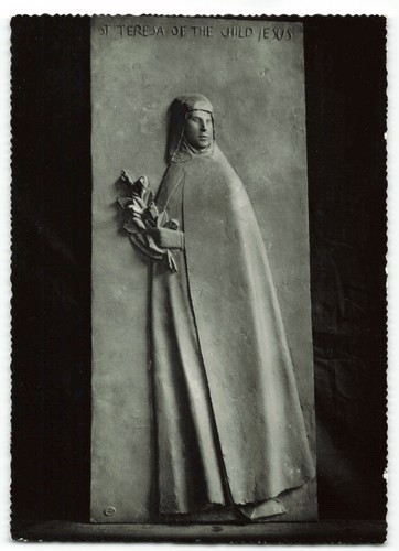 Bronze panel teresa of - bronze,