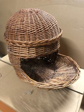 Grande Cesta Porta Verdure in Vimini per Patate, Mele, Arance