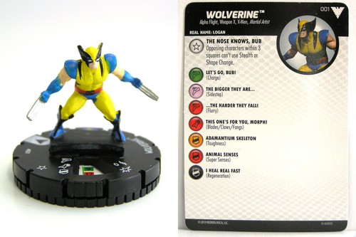 Heroclix 001 wolverine - heroclix,