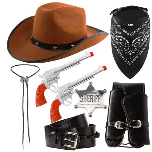 Costume cowboy marrone - da,