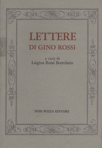 Letture gino rossi - gino,