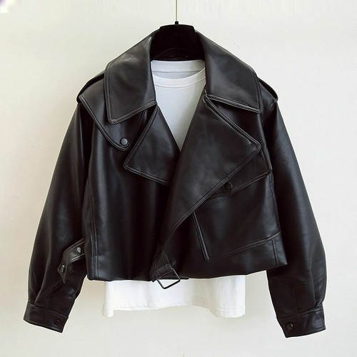 Giacca biker pelle - biker, in