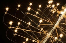 Lampadario Bauhaus gigante in