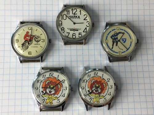 Lotto 5pz orologi meccanici - lotto,