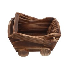 Carretto Portafiori in Legno