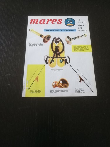 1960 mares rapallo accessori - mares,