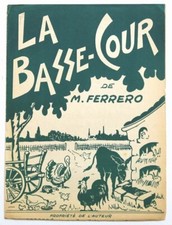 Partition vintage sheet music