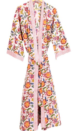Abito lungo kimono 100 cotone - 100%,