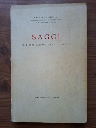 Saggi sull obbligazione - sull'obbligazione, e