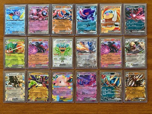 Lotto carte pokémon ex - 18,