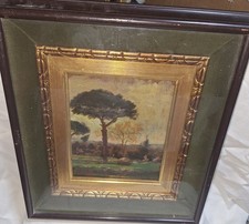 Dipinto Ad Olio . Bosco