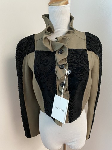 Valentino runway giacca oliva - valentino,