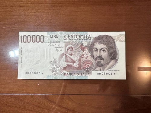 Banconota lire 100000 - banconota,