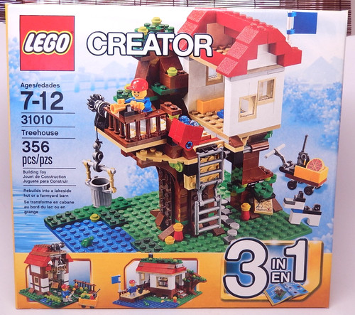 Lego 31010 casa sull albero - lego,