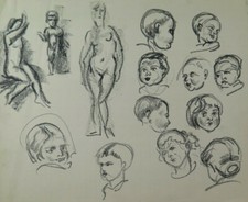 Vecchio disegno mattia - vecchio, su
