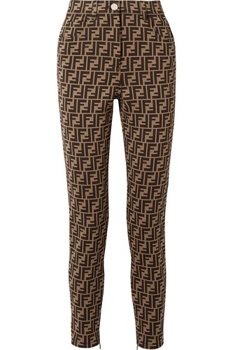 Pantaloni skinny fendi misto - pantaloni,