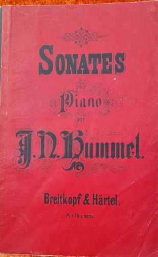 1870 hummel sonate - sonate, per
