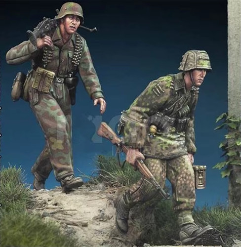 Squadra tedesca mg42 ww2 - 1/35,