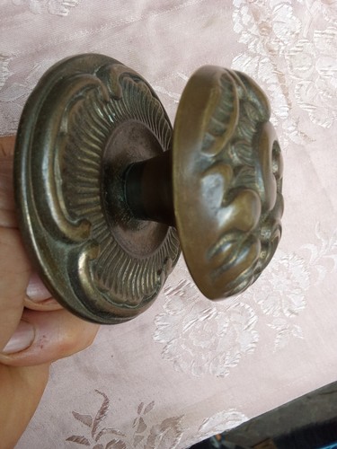 Antico pomolo ottone - , con