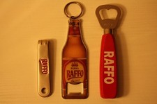 Apri Bottiglie Cavatappi in Metallo e Legno Birra Raffo Nuovi