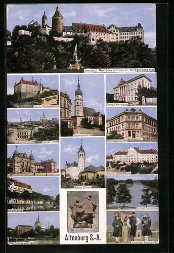 Cartolina altenburg tur - cartolina,