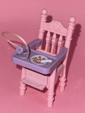 Fisher-Price Loving Family Sweet Sounds casa delle bambole seggiolone rosa per bambino