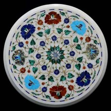 Tavolo 13" Marmo Intarsiato