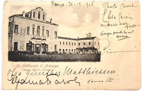 1906 cartolina matharola - matharola, d'